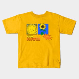 Sunflower Sunshine Kids T-Shirt